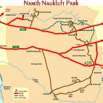 Tourist Maps Of Namibia   Printable Road Map Of Namibia