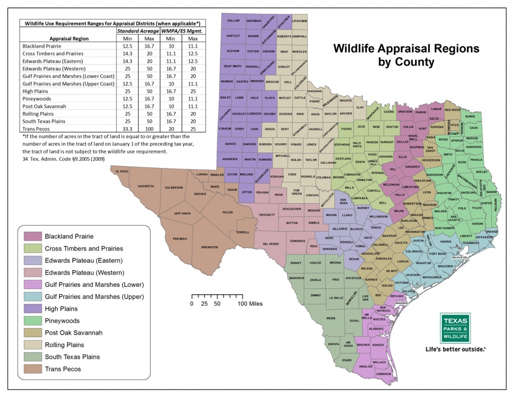 Tpwd: Agricultural Tax Appraisal Based On Wildlife Management - Texas Deer Population Map 2017