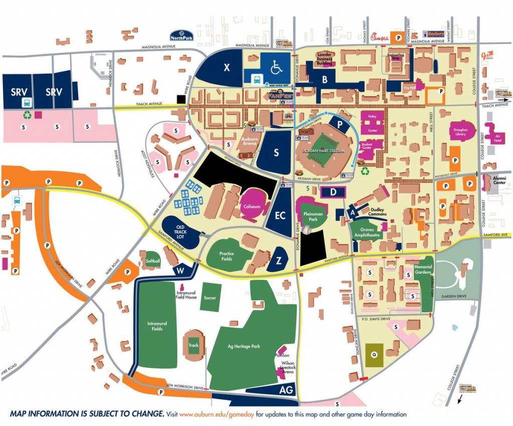 Traffic And Parking Tips For Saturday&amp;#039;s Auburn-Texas A&amp;amp;m Game (Au - Texas A&amp;amp;m Football Parking Map