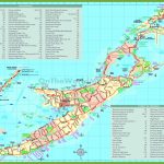 Travel Map Of Bermuda With Attractions   Printable Map Of Bermuda