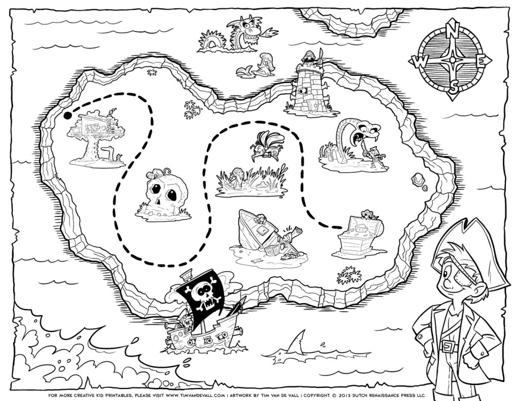 Treasure Map Coloring Pages Pirate Treasure Map Coloring Pages Free - Printable Treasure Map