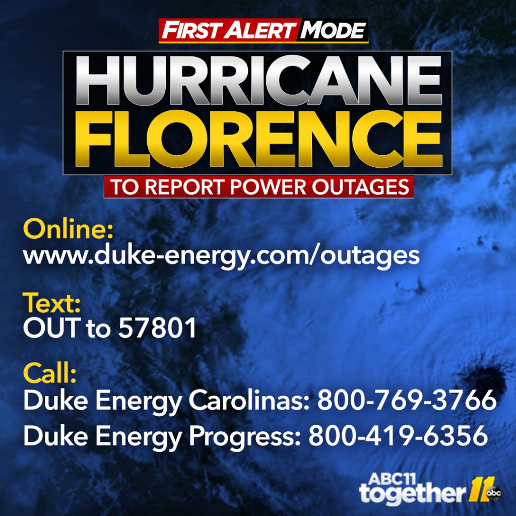 Tropical Storm Florence Power Outages Map: Thousands Without Power - Duke Florida Outage Map