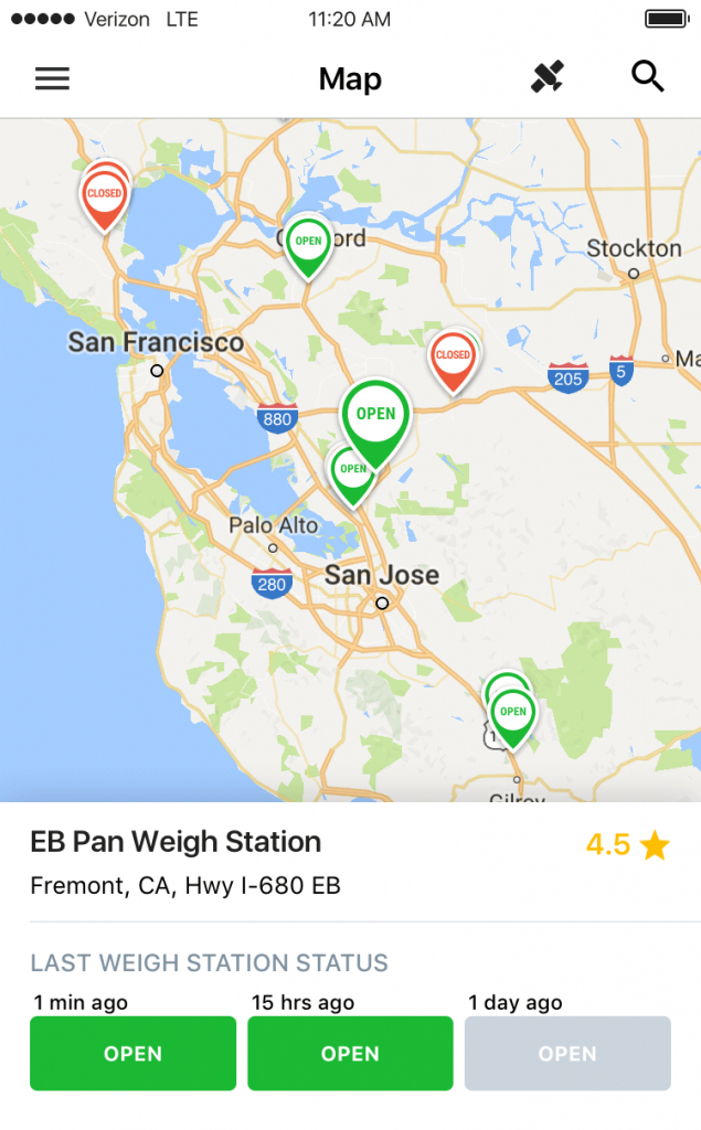 Truck Scales Nearby | Trucker Path - Texas Weigh Stations Map