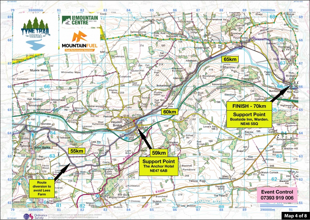Tyne Trail Ultra | Route Maps Tyne Trail South - Printable Route Maps