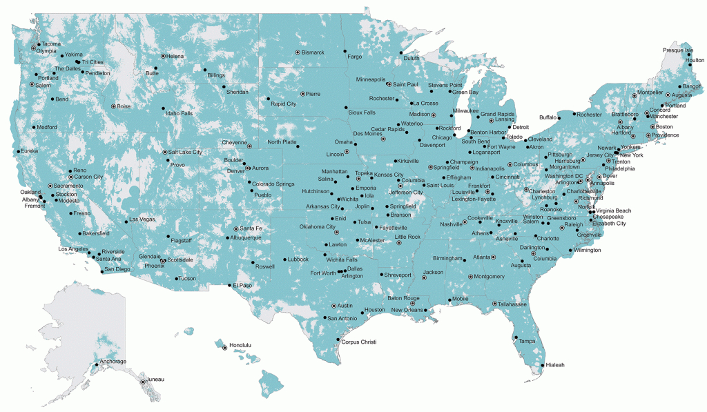 U.s. Cellular Voice And Data Maps | Wireless Coverage Maps | U.s. - Verizon Wireless Coverage Map Texas