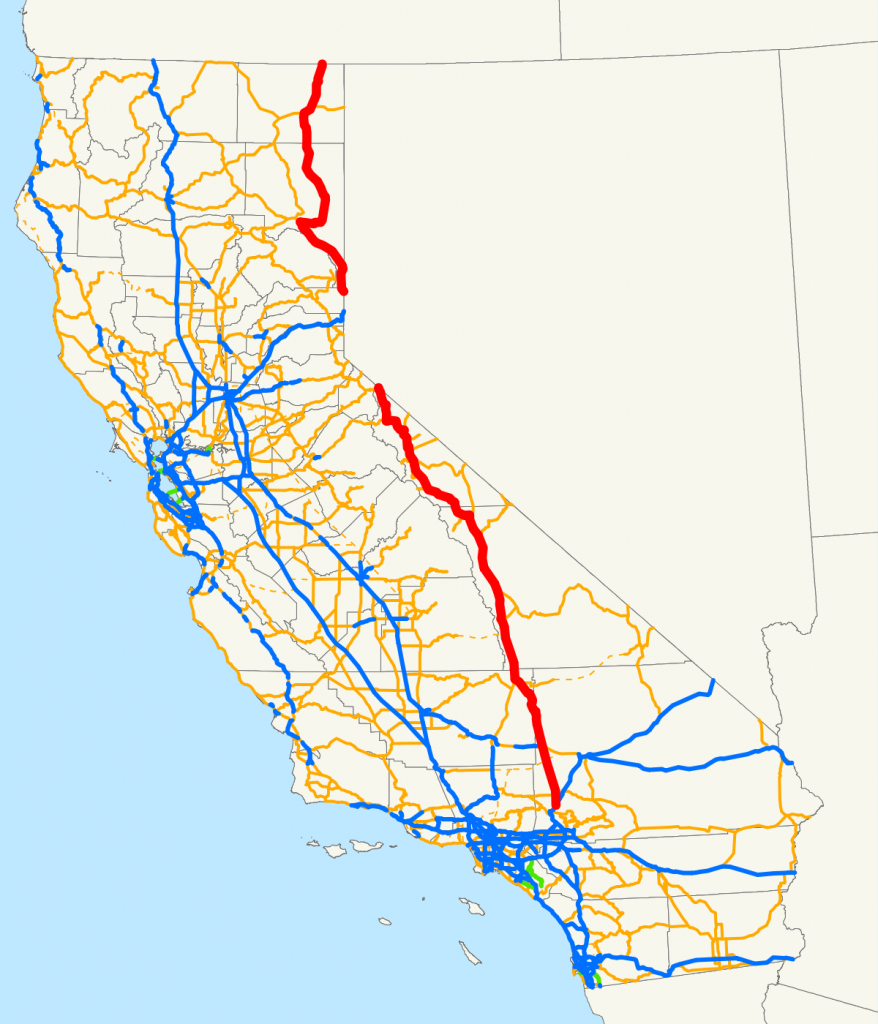 U.s. Route 395 In California - Wikipedia - California Traffic Conditions Map
