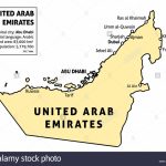 Uae Map Stock Photos & Uae Map Stock Images   Alamy   Outline Map Of Uae Printable