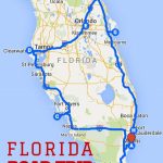 Uncover The Perfect Florida Road Trip | Florida | Road Trip Map   Emerald Isle Florida Map