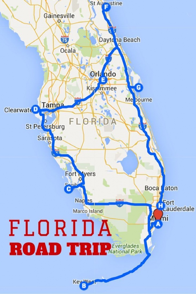 Uncover The Perfect Florida Road Trip | Florida | Road Trip Map - Emerald Isle Florida Map