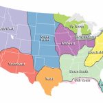 United State Region Map And Travel Information | Download Free   Map Of The United States By Regions Printable