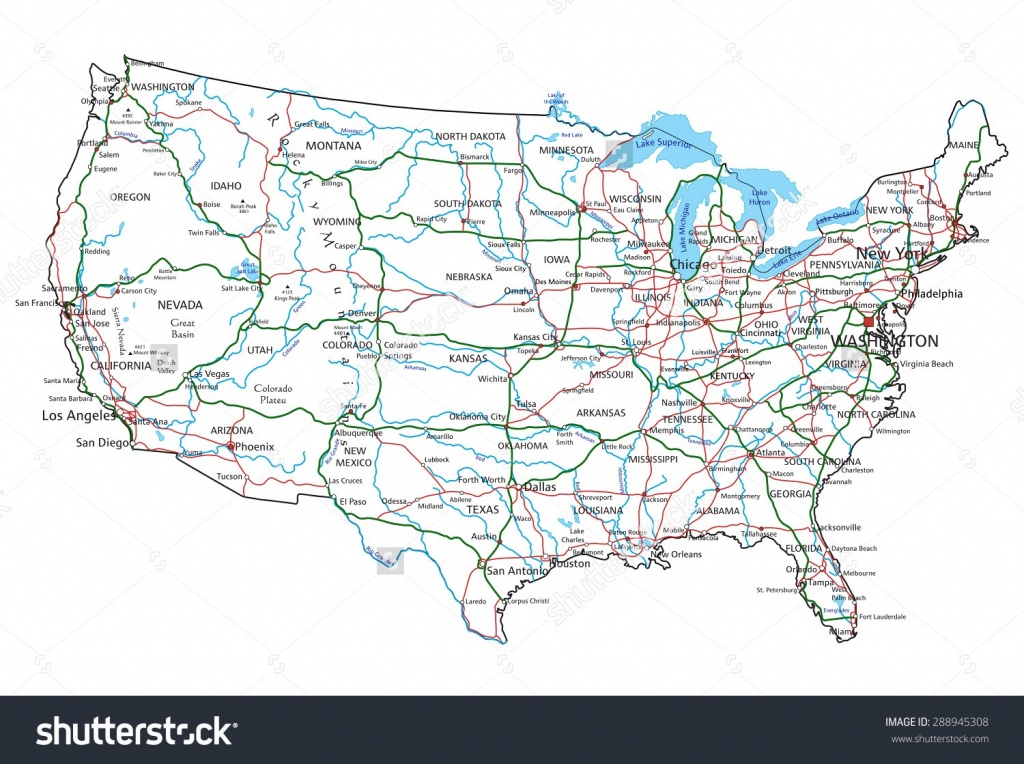 United States Freeway Map - Maplewebandpc - Printable Us Map With Interstate Highways