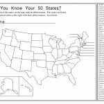 United States Map Activity Worksheet | Social Studies | Map Quiz   50 States And Capitals Map Quiz Printable