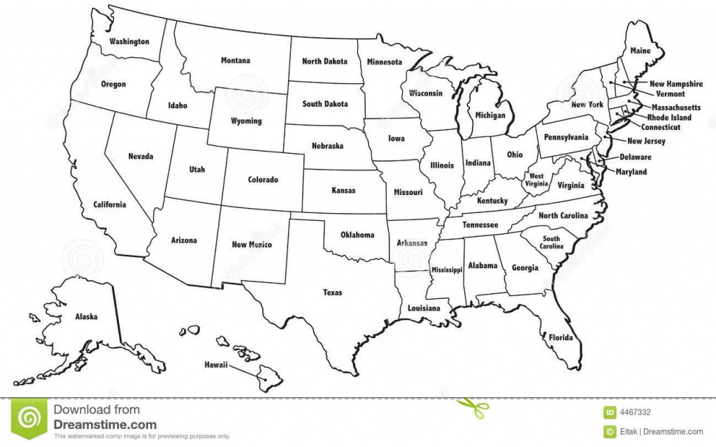 United States Map Jpg And Travel Information | Download Free United - Free Printable United States Map With State Names