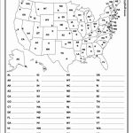 United States Map Quiz Worksheet Worksheets For All Download And   Us State Map Quiz Printable