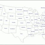 United States Of America Usa Free Map Blank Endear With State Best   Map Of United States With State Names Printable