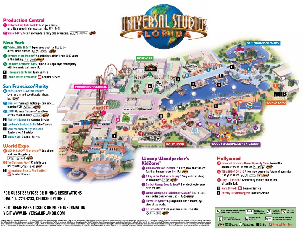 Universal Park Map | Florida Visit Ideas | Universal Studios Florida - Universal Studios Florida Citywalk Map