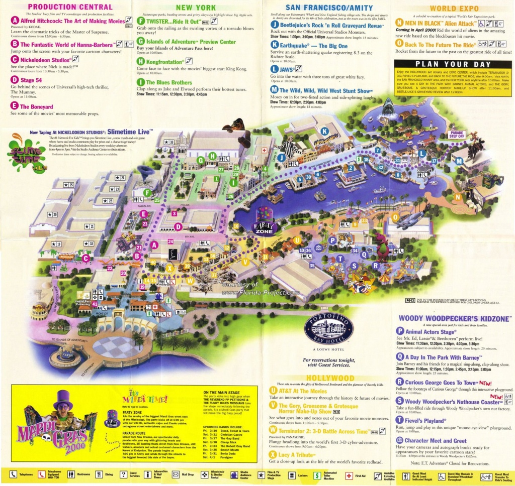 Universal Studios Florida Guidemaps - 2000 - 1991 - Page 3 - Universal Studios Florida Map