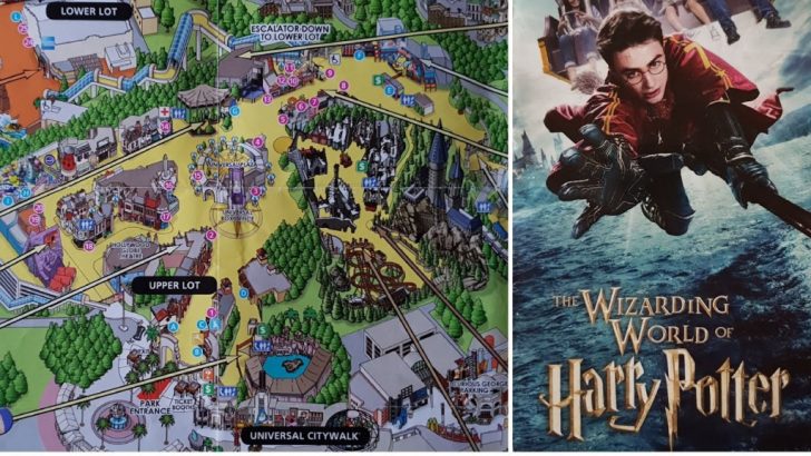 Universal Studios Map California 2018
