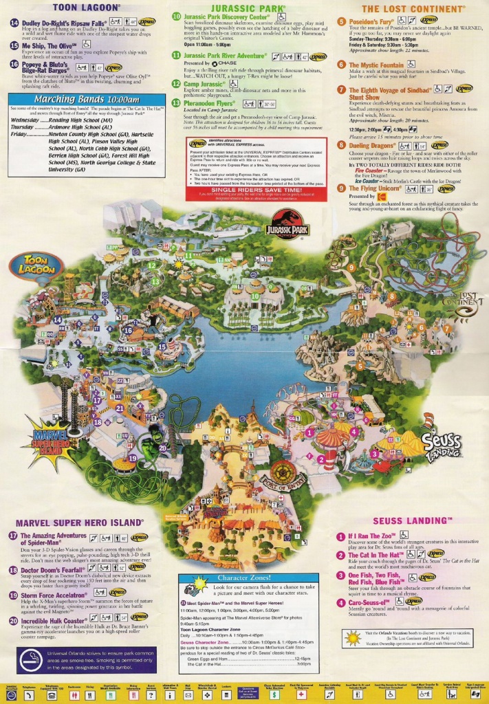 Universal Studios Orlando Map Of Area | Universal Studios Guide Map - Map Of Hotels In Orlando Florida