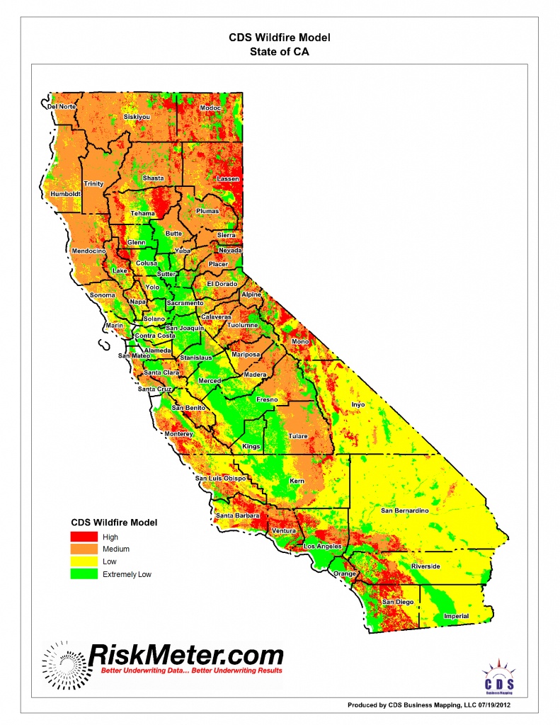 Up Next: California&amp;#039;s Wildfire Season - California Wildfire Risk Map