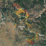 Updated Map Of Detwiler Fire Near Mariposa, Ca   Wednesday Afternoon   Current Fire Map California