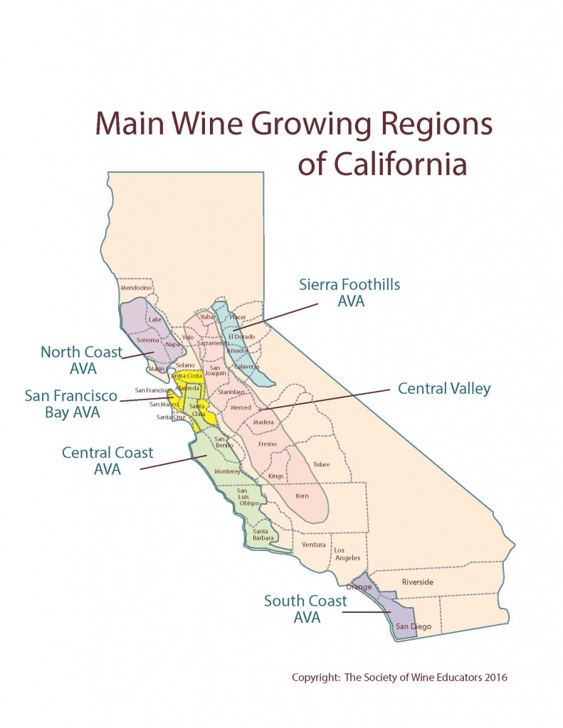 Us—California: Swe Map 2018 – Wine, Wit, And Wisdom - Lodi California Map