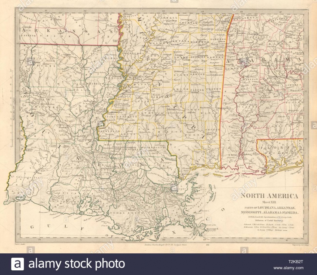 Us Gulf Coast. Louisiana Mississippi Alabama Florida Panhandle. Sduk - Map Of Alabama And Florida
