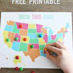 Us Map Game {Free Printable Us State Map} | Summer Fun | Map Games   Free Printable Us Map For Kids