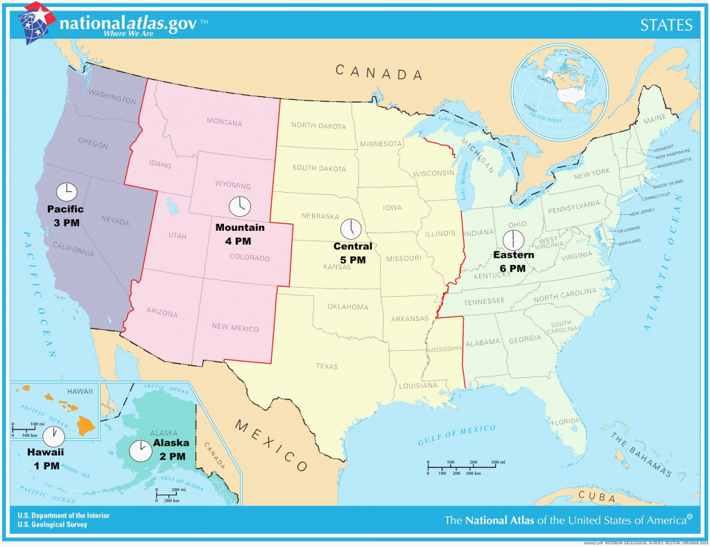 Us Map With Alaska And Hawaii Pix Usmap1 Best Of Best Printable - Printable Time Zone Map With State Names