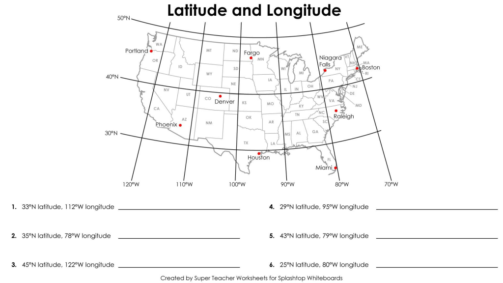 Us Map With Longitude Lines Us Map Elegant World Map With Latitude - World Map With Latitude And Longitude Lines Printable