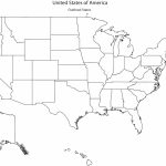 Us Map Without State Names Printable Printable Map Us And Canada Us   Map Of United States Without State Names Printable