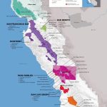 Usa: California, Central Coast Wine Map #winecountry | Wine Country   Central California Wine Country Map