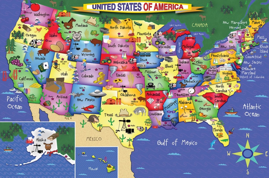 Usa Map Floor Puzzle Jigsaw Puzzle | Puzzlewarehouse - California Map Puzzle
