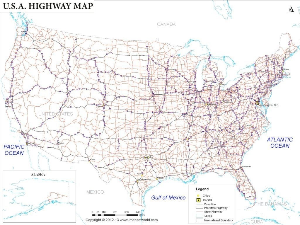 Usa Map Google Free Printable Driving Directions Maps Bright Random - Printable Driving Maps