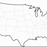 Usa Maps Black And White | Sitedesignco   Blank Us Political Map Printable