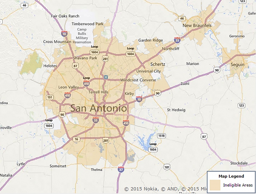 Usda Eligible Communities In San Antonio, Tx | Premier Living - Usda Map Texas