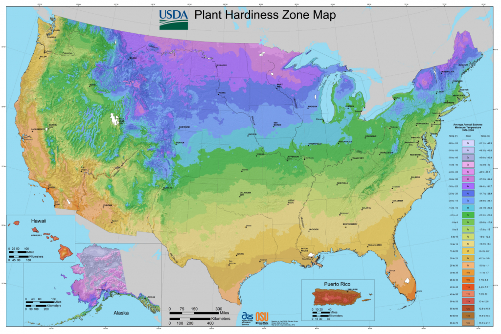 Usda Planting Zones For The U.s. And Canada | The Old Farmer&amp;#039;s Almanac - Texas Growing Zone Map