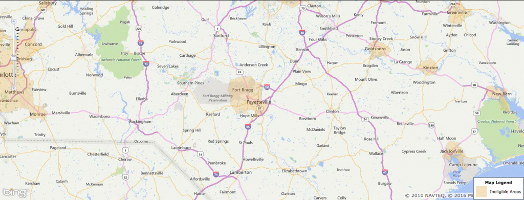Usda Rural Development Loan - Fayetteville, Nc - Usa Home Financing - Usda Loan Map Florida