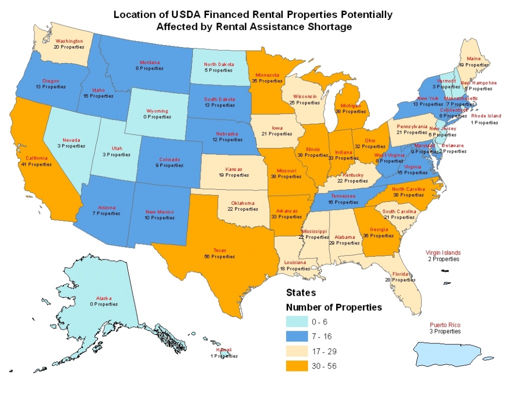 Usda Rural Development Notifies Rural Rental Housing Borrowers - Usda Home Loan Map California