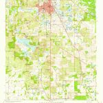 Usgs 1:24000 Scale Quadrangle For Dade City, Fl 1960   Map Of Florida Showing Dade City