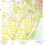 Usgs Topo Map Florida Fl South Miami 348561 1950 24000 Restoration   Topographic Map Of South Florida