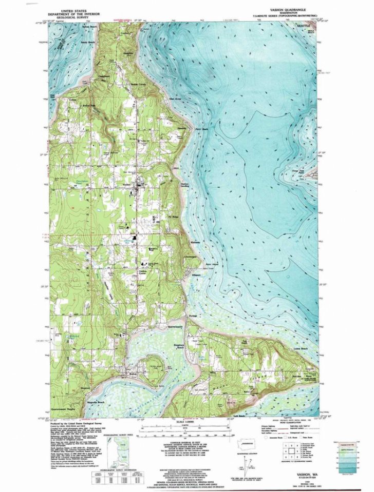 Vashon Island Map Printable