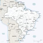 Vector Map Of Brazil Political | One Stop Map   Printable Map Of Brazil