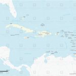 Vector Map Of Caribbean Islands With Countries | Free Vector Maps   Free Printable Map Of The Caribbean Islands