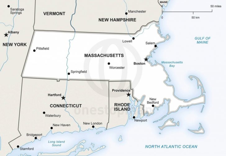 Printable Map Of Massachusetts