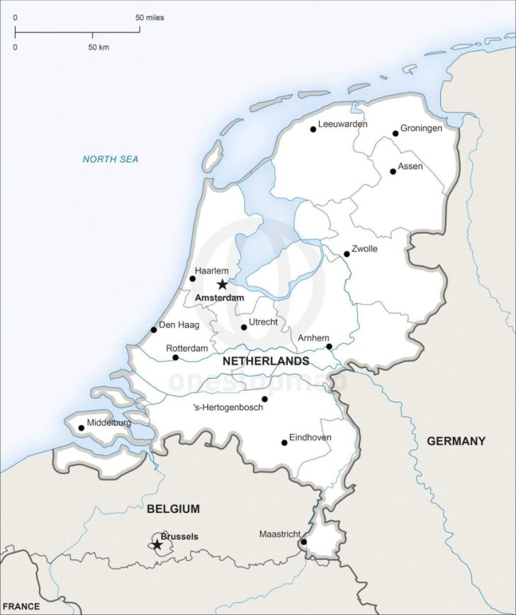 Printable Map Of Holland
