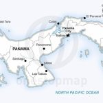 Vector Map Of Panama Political | One Stop Map   Printable Map Of Panama