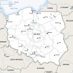 Vector Map Of Poland Political | One Stop Map   Printable Map Of Poland