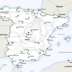 Vector Map Of Spain Political | One Stop Map   Printable Map Of Spain With Cities