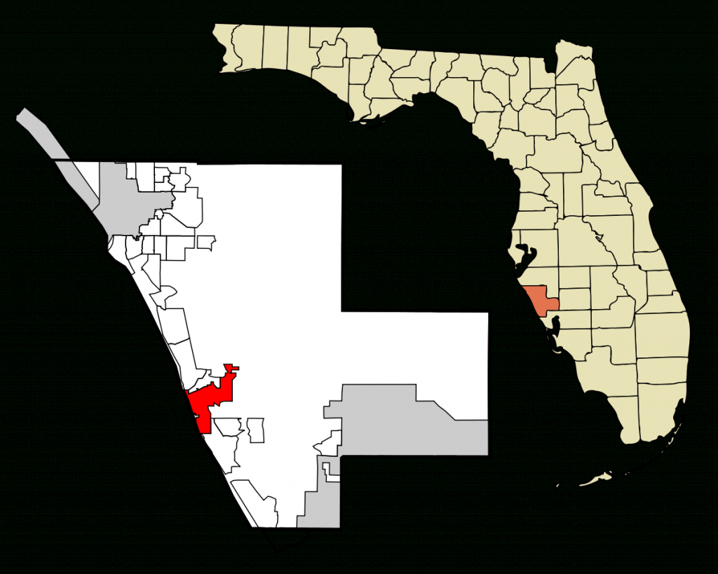 Venice, Florida - Wikipedia - Map Of Florida Showing Venice Beach